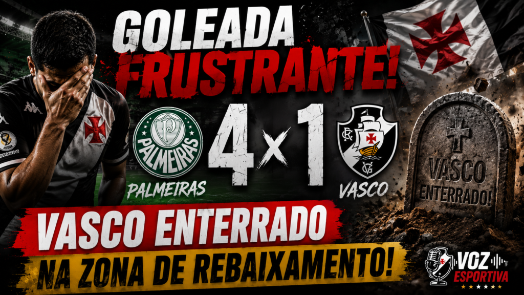 Palmeiras 4 x 1 Vasco: goleada afunda o Gigante da Colina no Z-4