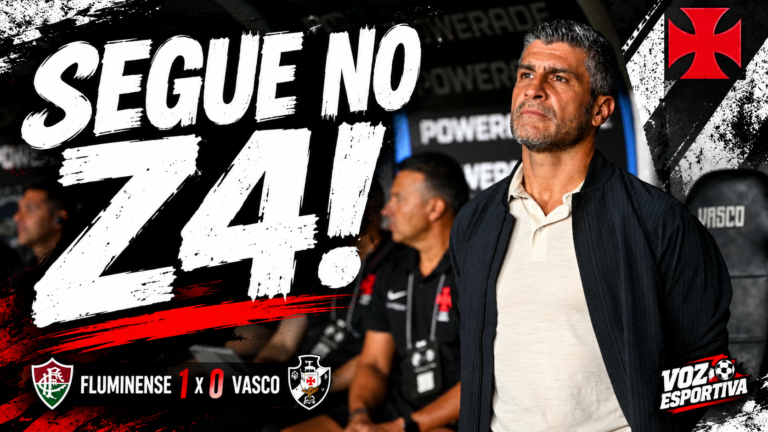 Vasco perde para o Fluminense por 1 a 0 e segue na zona de rebaixamento do Brasileirão 2026